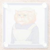 COOK CAT Glass Drink Onderzetter (Achterkant)