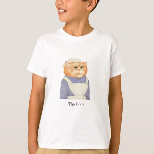 COOK CAT Jongens Basic T-shirt (Voorkant)