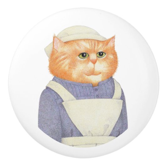 COOK CAT Keramische Ladeschijf Knop (Voorkant)