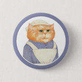 COOK CAT Ronde Pin Button (Voorkant)