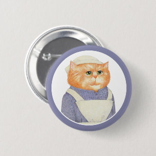 COOK CAT Ronde Pin Button