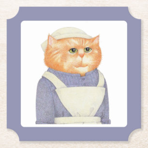 COOK CAT Ticket Papier Onderzetters