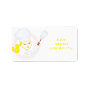 **COOK, CHEF OF BAKER** ETIKET VOOR TERUGKEERADRES