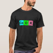 CoOK Chemistry Periodieke Lijst van Elementen T-shirt (Voorkant)