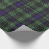 Cook clan Pset Scottish kiltartan Cadeaupapier (Hoek)