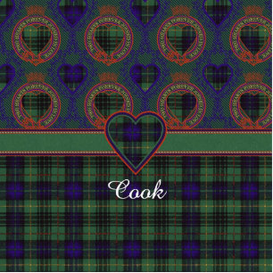 Cook clan Pset Scottish kiltartan Fotobeeldje Magneet