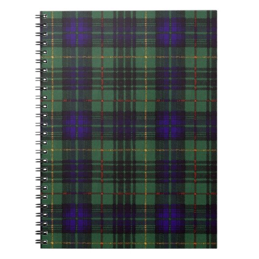 Cook clan Pset Scottish kiltartan Notitieboek (Voorkant)