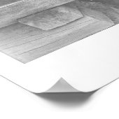 Cook die naar een cowboy speelkaarten kijkt 2 poster (Hoek)