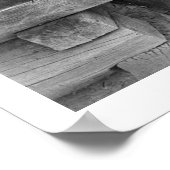 Cook die naar een cowboy speelkaarten kijkt poster (Hoek)