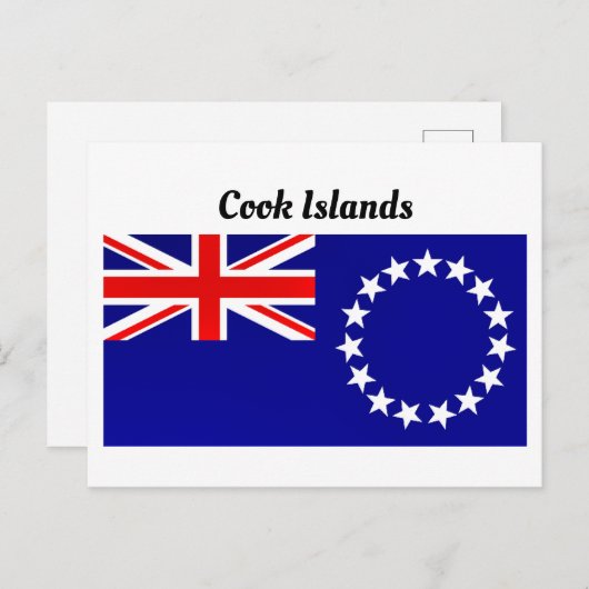 Cook Eilanden Briefkaart (Voorkant / Achterkant)