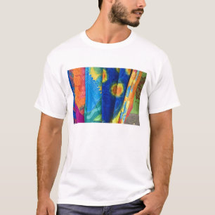 Cook Eilanden, Rarotonga. Batikdoek Punanga Nui T-shirt