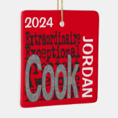 Cook Extraordinaire CUSTOM Keramisch Ornament (Rechts)