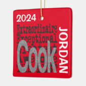 Cook Extraordinaire CUSTOM Keramisch Ornament (Links)