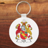 Cook Family Crest Sleutelhanger (Voorkant)