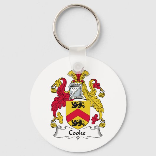 Cook Family Crest Sleutelhanger (Voorkant)