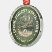 Cook Forest SP Metalen Ornament (Links)