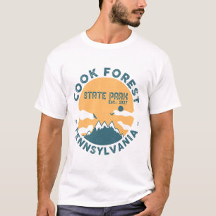 Cook Forest State Park Pennsylvania Retro T-shirt