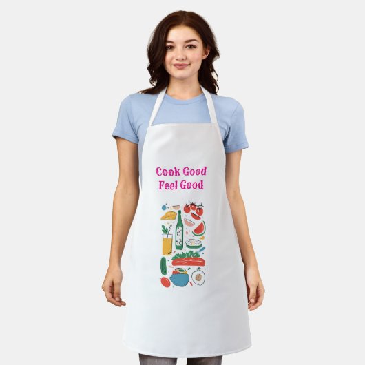 Cook good feel good Aprons Schort (Gedragen)