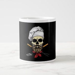 Cook Grill Master Chef Skull Face Halloween Gift Grote Koffiekop