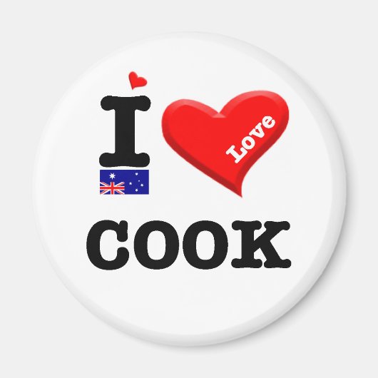COOK - I Love Magneet (Voorkant)