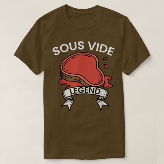 Cook I Sous Vide Legend I Cooking Kitchen Cook Hob T-shirt (Design voorkant)