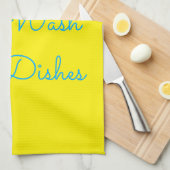 Cook, ik wast de kleren. theedoek (Quarter Fold)