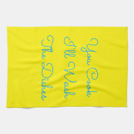 Cook, ik wast de kleren. theedoek