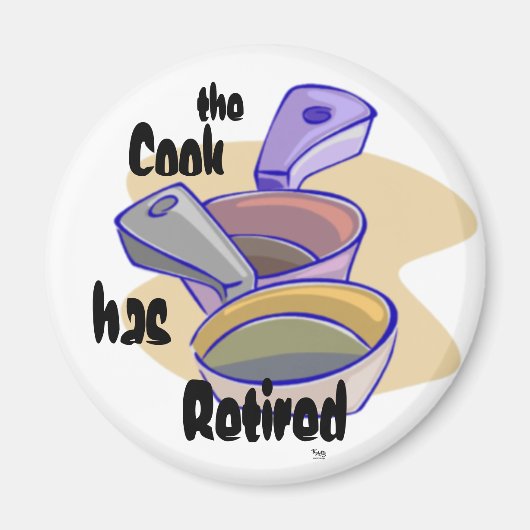 Cook in ruste magneet (Voorkant)