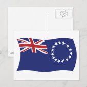 Cook Islands Vlag Ansichtkaart Briefkaart (Voorkant / Achterkant)