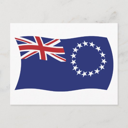 Cook Islands Vlag Ansichtkaart Briefkaart (Voorkant)