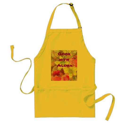 Cook met Aloha Standaard Schort (Voorkant)