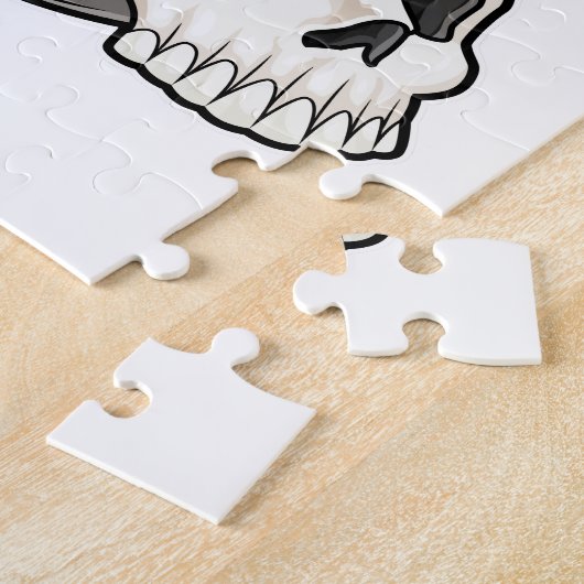 Cook met pet op de borst legpuzzel (Zijkant)