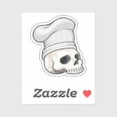 Cook met pet op de borst sticker (Vel)