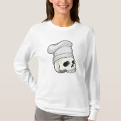 Cook met pet op de borst t-shirt (Voorkant)