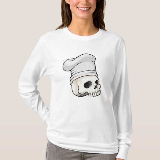 Cook met pet op de borst t-shirt (Voorkant)