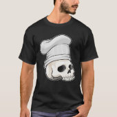 Cook met pet op de borst t-shirt (Voorkant)
