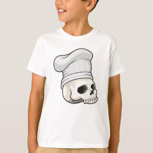 Cook met pet op de borst t-shirt
