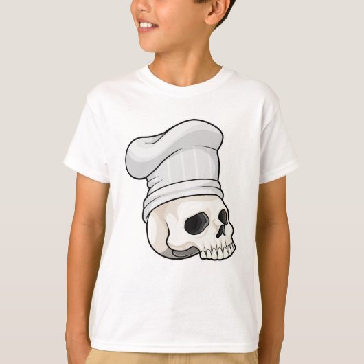 Cook met pet op de borst t-shirt (Voorkant)