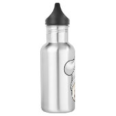 Cook met pet op de borst waterfles  (Links)