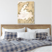 COOK: NEWFOUNDLAND, 1763 CANVAS AFDRUK (Insitu (Slaapkamer))