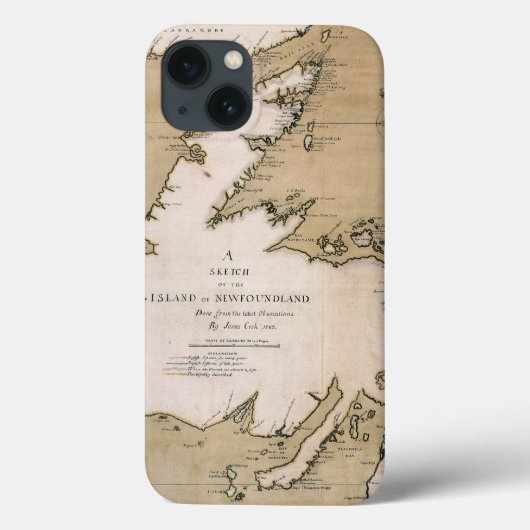 COOK: NEWFOUNDLAND, 1763 Case-Mate iPhone CASE (Achterkant)