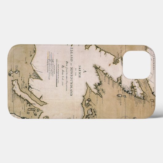 COOK: NEWFOUNDLAND, 1763 Case-Mate iPhone CASE (Achterkant (horizontaal))