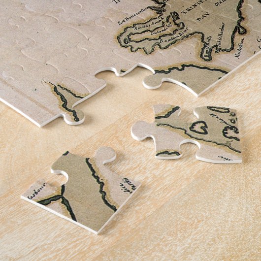 COOK: NEWFOUNDLAND, 1763 LEGPUZZEL (Zijkant)