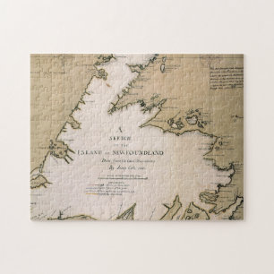 COOK: NEWFOUNDLAND, 1763 LEGPUZZEL