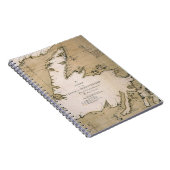 COOK: NEWFOUNDLAND, 1763 NOTITIEBOEK (Rechterzijde)