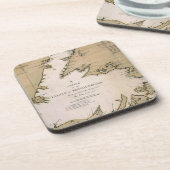 COOK: NEWFOUNDLAND, 1763 ONDERZETTER (Linkerzijde)