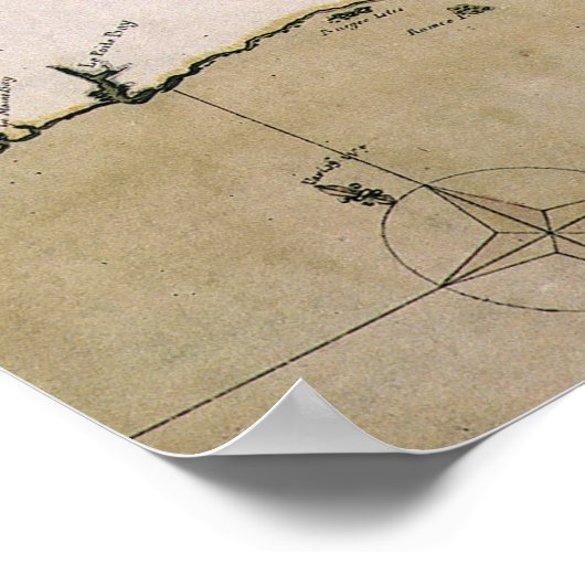 COOK: NEWFOUNDLAND, 1763 POSTER (Hoek)