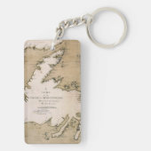 COOK: NEWFOUNDLAND, 1763 SLEUTELHANGER (achterkant)