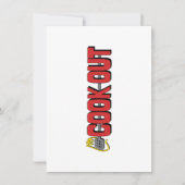 Cook Out (restaurant) Kaart (Voorkant)