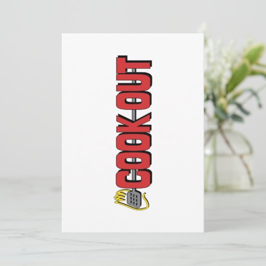 Cook Out (restaurant) Save The Date (Staand voorkant)